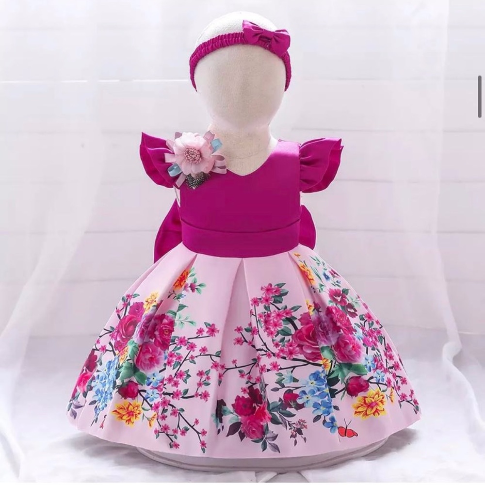 HOST pick  🎊 🎈 🎉 Luxury Formal Flower Birthday Girl Princess Dress 5017